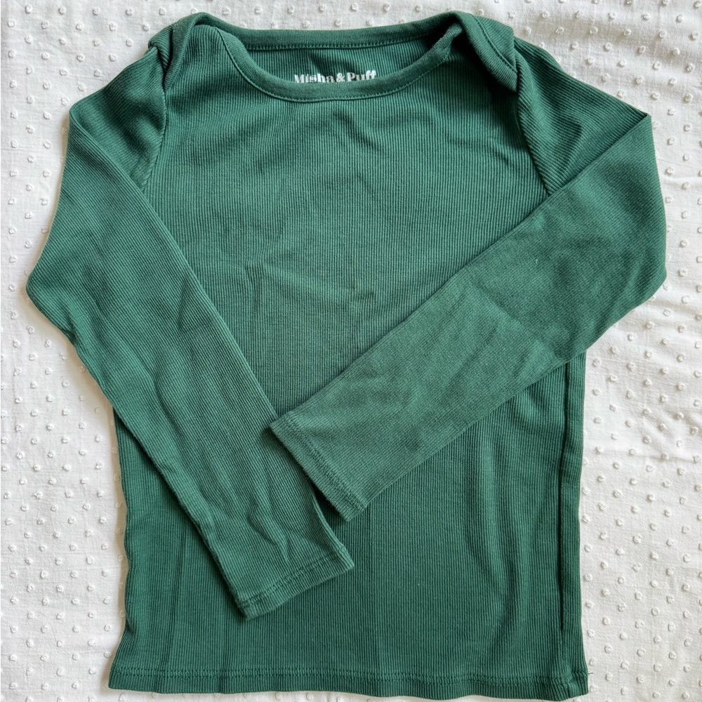 Misha and Puff Long Sleeve Ribbed Tee